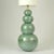 Large Seagreen Ceramic Floor Lamps attributed to Kaiser Leuchten, 1980s, Set of 2 For Sale - Image 10 of 11