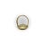 Gold Vintage Carrie Adell 18K & 14K Gold Mokume Pebble Ring Size 4.5 For Sale - Image 8 of 10