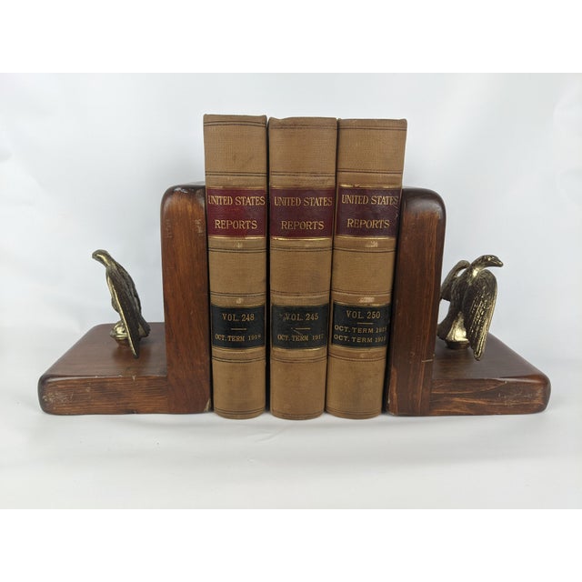 Handsome set of three early 20th-century United States Reports, the official bound reports of decisions of the Supreme...