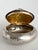 Late 19th Century Antique Art Nouveau Repoussé Silver 800 Pill Box With Gilt Interior, Circa 1900 For Sale - Image 5 of 12