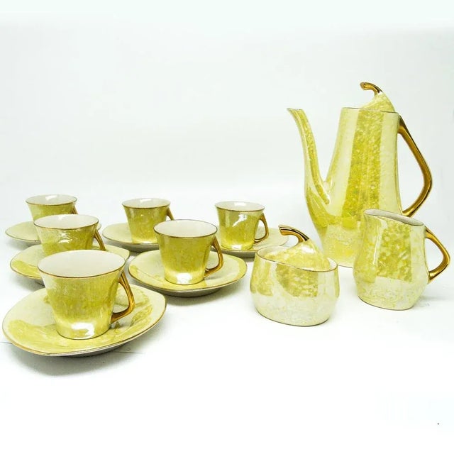 Coffee Service by J. Wrzesień, Chodzież, Poland, 1960s, Set of 15 For Sale - Image 8 of 13