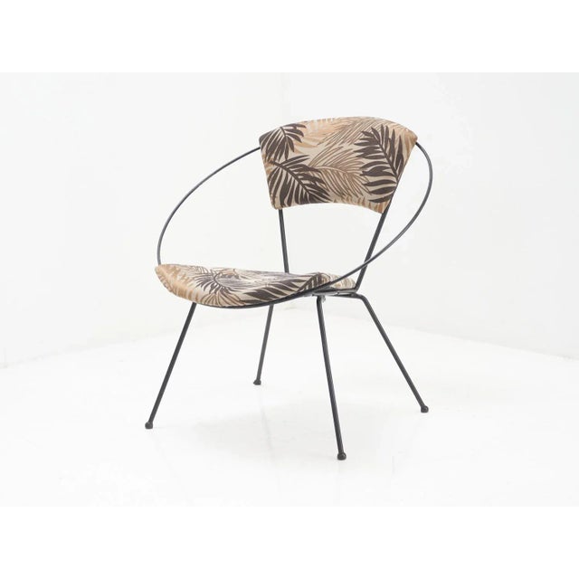 Black Mid-Century Modern Hoop Chair, 1970s For Sale - Image 8 of 8