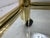 Mid-Century Design Institute of America Brass and Glass Bar Trolley For Sale - Image 9 of 11