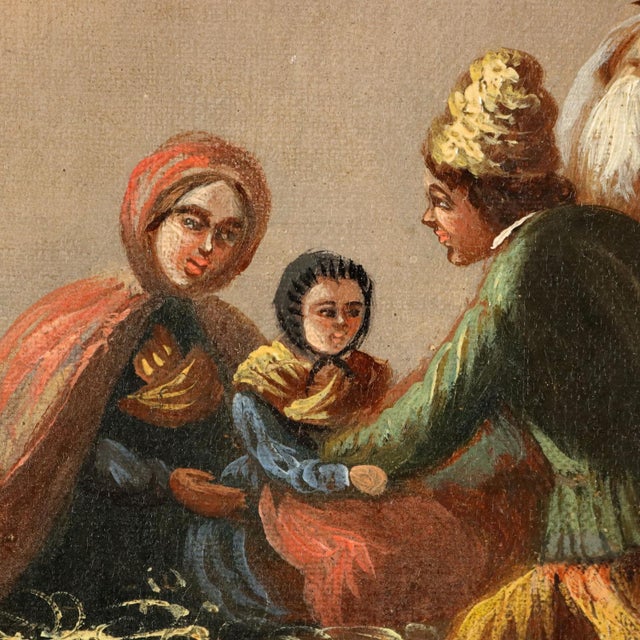 Winter Landscape, Oil on Canvas, 19th Century For Sale - Image 4 of 11