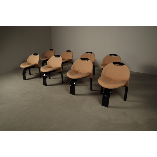 Sail Dining Chairs by Giovanni Offredi for Saporiti Italia, 1973, Set of 8 For Sale - Image 16 of 16