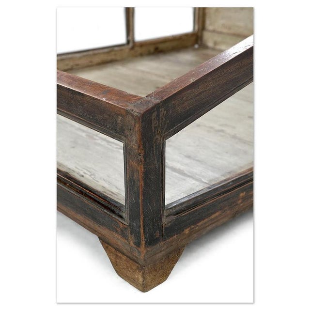 Wooden Display Case on Legs For Sale - Image 6 of 8