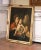A moving devotional work in the manner of 17th-century Italian Baroque painting, this 19th-century oil on canvas was...