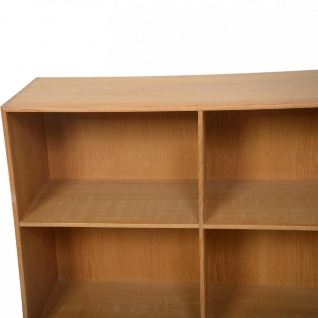 Vintage Bookcase in Oak by Mogens Koch, 1980s For Sale - Image 3 of 12