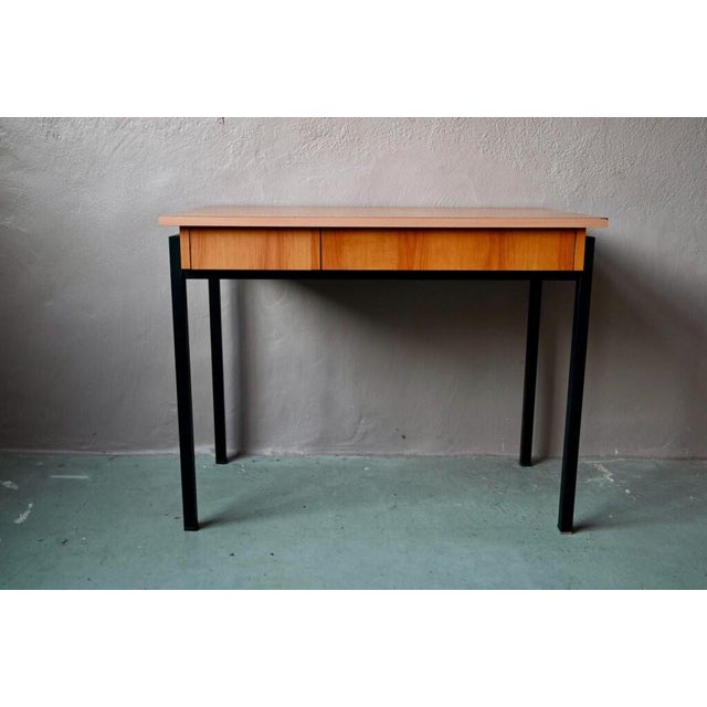 Vintage Modernist Minimalist Desk, 1960s For Sale - Image 10 of 15