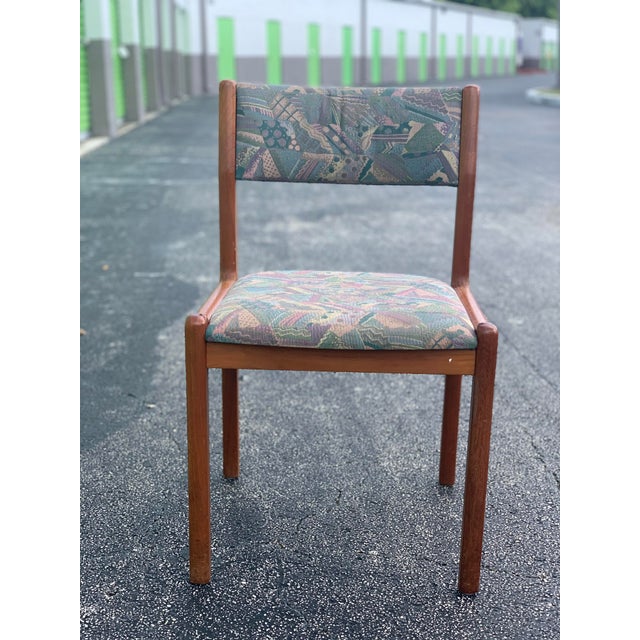 1970s Vintage J L Moller Teak Dining Chairs- Set of 4 For Sale - Image 9 of 13