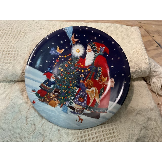1990s Holiday Dessert Plates - Set of 4 For Sale In Charleston - Image 6 of 7