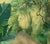Early 21st Century Where the Jungle Speaks by Diego Glazer | Oil on panel Painting of a lush jungle with a thatched hut For Sale - Image 5 of 5