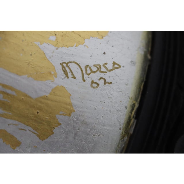 Custom Made Hand Painted Signed Large Table Lamps - A Pair For Sale - Image 11 of 12