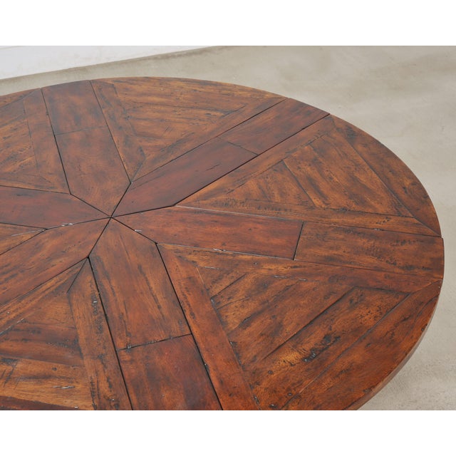 Theodore Alexander Castle Bromwich Mahogany Jupe Dining Table For Sale - Image 14 of 18