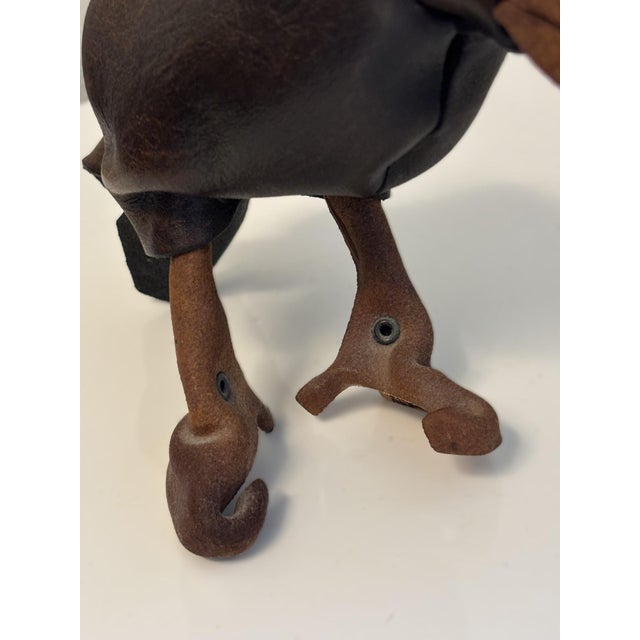 Mid-Century Modern Mid-Century Modern Leather Raven from Deru, Germany, 1960s For Sale - Image 3 of 8
