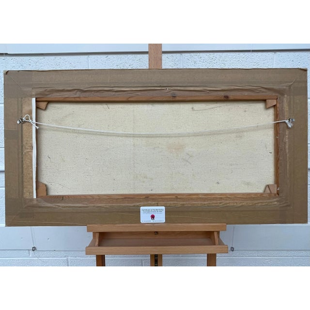 Frank Fitzsimons, Golden Brown Ireland Seascape Landscape at Dusk by Contemporary Irish Artist, 1985 Circa For Sale - Image 9 of 10