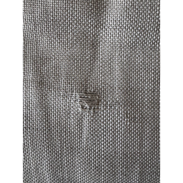 Restoration Hardware 9' Kensington Sofa in Belgian Linen Sand Luxe Depth For Sale - Image 11 of 11