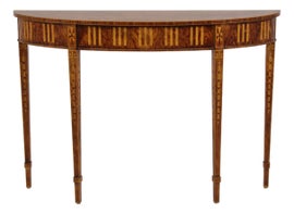 Example of Demi-lune Tables