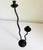 Postmodern Wrought Iron Wavy Candle Holder For Sale In Sacramento - Image 6 of 8