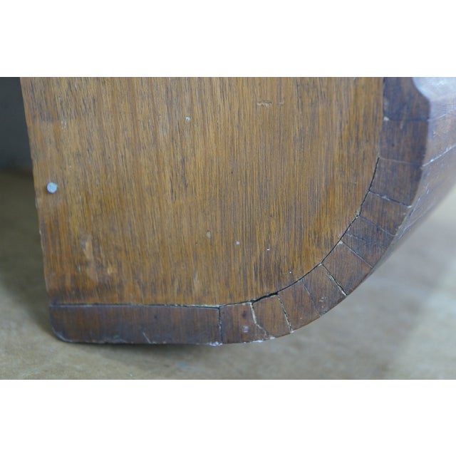 Antique Oak Mirrored Bathroom Apothecary Medicine Cabinet Cupboard 26" For Sale - Image 17 of 18