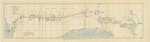 Map of the 4000km Exploration of Ernest Giles from Beltena to Perth, 1875