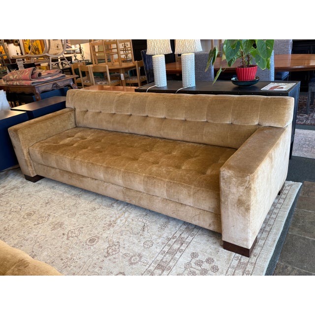 Marbello Design Fleetwood Button Tufted Sofa For Sale In San Francisco - Image 6 of 12