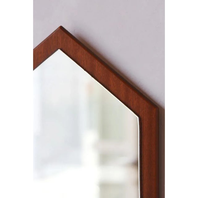 Scandinavian Teak Mirror, 1960s For Sale - Image 6 of 8