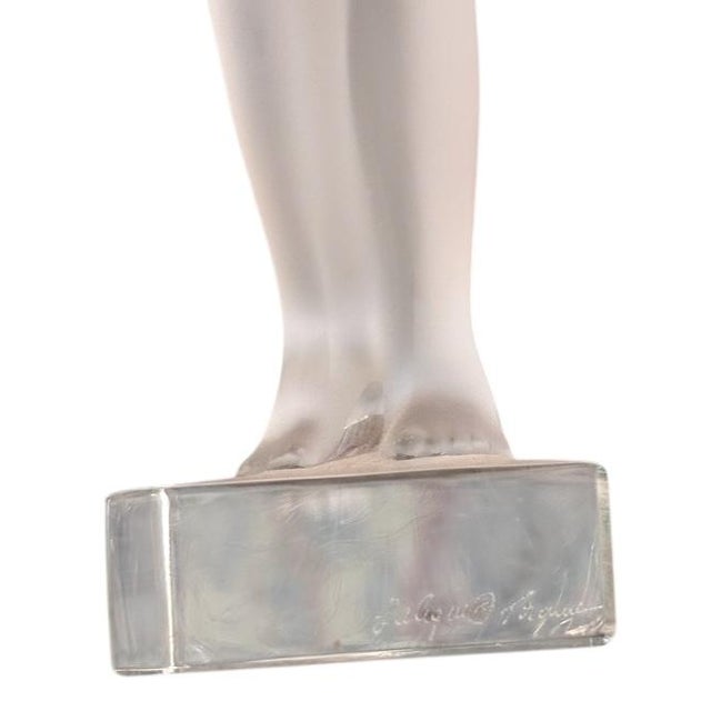 Lalique Lalique French Crystal Isis Nude Figure - 13.5” For Sale - Image 4 of 4