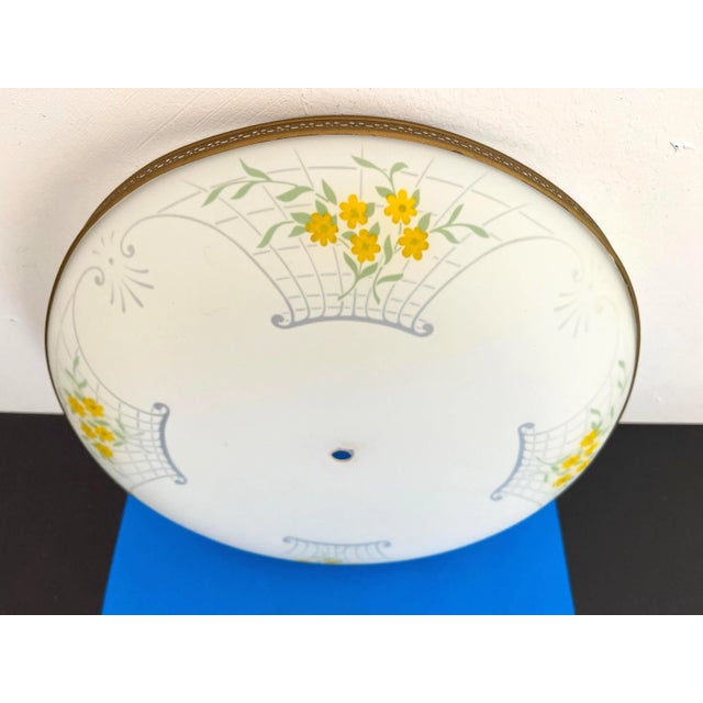 1950s Garden Trellis Flush Light For Sale - Image 15 of 18
