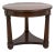 Henkel Harris Model 5430 Flame Mahogany Round Inlaid Lamp Table For Sale