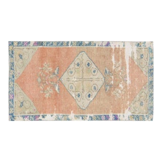 Vintage Turkish Anatolian Hand Knotted Wool Rug, 2'8''x5' For Sale