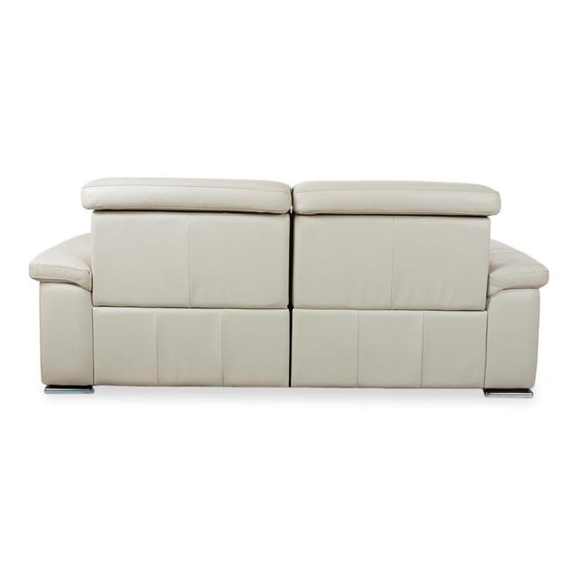 Cream Leather 3-Seater Sofa from Natuzzi For Sale - Image 16 of 18