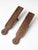 Antique Yarn Swift Brackets Pair For Sale - Image 11 of 12