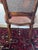 Vintage Chateau d'Ax French Provincial Louis XV Fauteuil Armchair Suede Leather, Cane Back, Wernermeier Industries Inc For Sale - Image 11 of 12