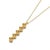 Contemporary Citrine Geometric Bar Necklace | November Birthstone Layering Necklace | Modern Statement Gemstone Necklace For Sale - Image 3 of 3