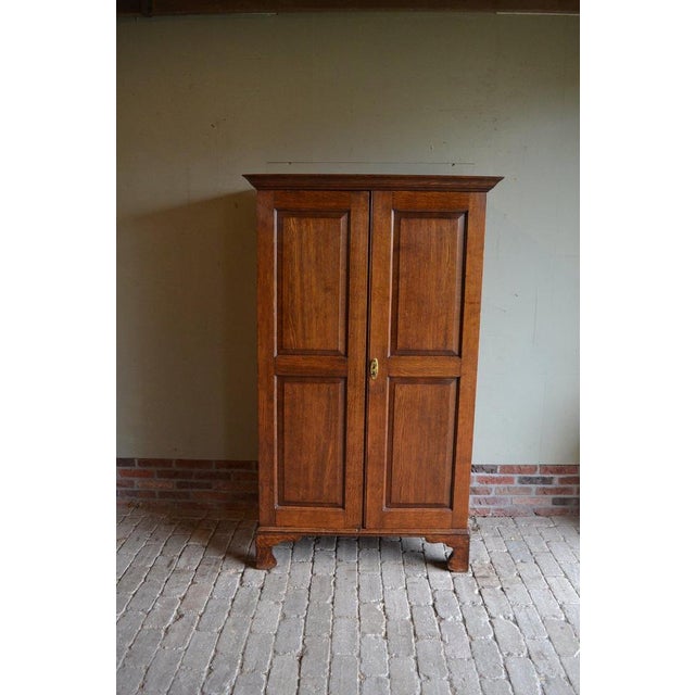 Antique Oak Wooden Cupboard For Sale - Image 10 of 10