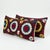 This beautiful 16'' x 33'' & 15'' x 33'' hand-embroidered Suzani pillow cover set was made from authentic Uzbek cotton...