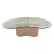 1980s Postmodern Tessellated Mactan Stone Kidney/Bean-Shaped Coffee Table For Sale