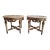 1950s Pairs of French Neoclassical Gilt Wood and Marbel Top Side Table 25'' Round For Sale