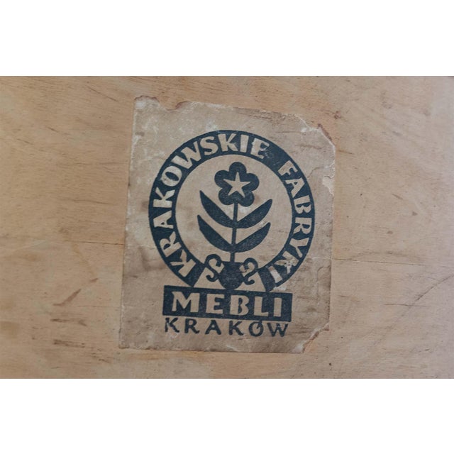 Vintage Extendable Dining Table by M. Grabiński, Poland, 1960s For Sale - Image 14 of 15