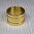 Vintage Solid Brass Banded Napkin Rings W Wooden Box - Set of 8 For Sale - Image 4 of 9