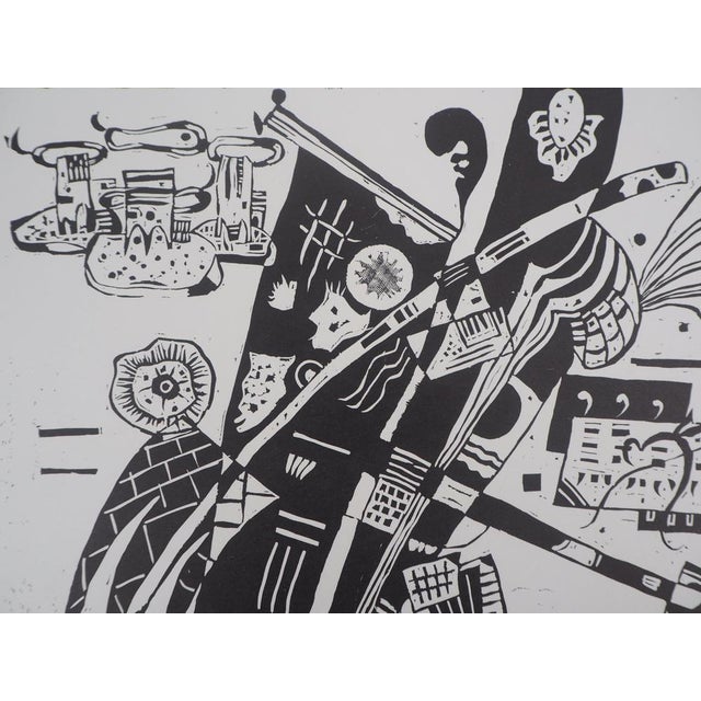 Modern Vassily Kandinsky, Composition, Etching For Sale - Image 3 of 8