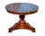 19th Century Antique Mahogany Round Empire Parlor Table with Onyx Dish Top For Sale - Image 12 of 12
