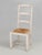 Country French White Washed Round Kitchen/Dining Table (6) Chairs For Sale - Image 10 of 17