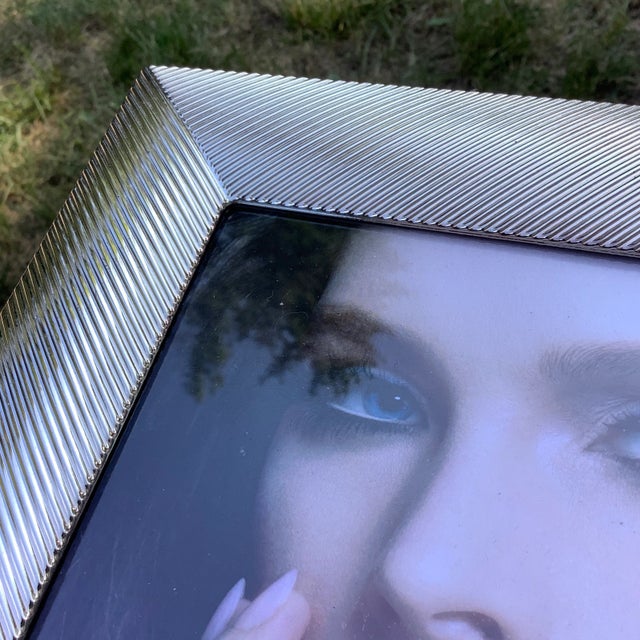 Silver Tone Sheffield Hollywood Glam Vintage Frame 5 X 7 For Sale In Portland, ME - Image 6 of 6