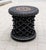 African Modern Bamileke Coffee Table Home Design . Black African Handmade Stool for Living Room Decor . For Sale - Image 3 of 5