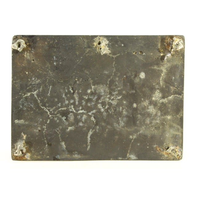 19th Century Tyrolean Dancing Hall/Tavern Bucolic Scene Pewter Plaque in High Relief For Sale - Image 12 of 12