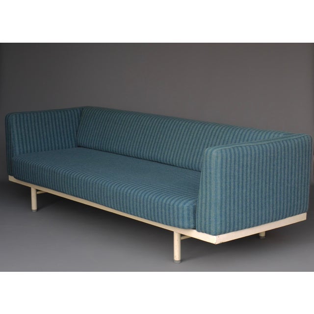 Mid-Century Dutch Steel and Wool Sofa Bed, 1960s For Sale - Image 15 of 18