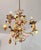 Glass Vintage Venetian Three-Light Chandelier with Murano Glass Drops, 1960s For Sale - Image 7 of 18