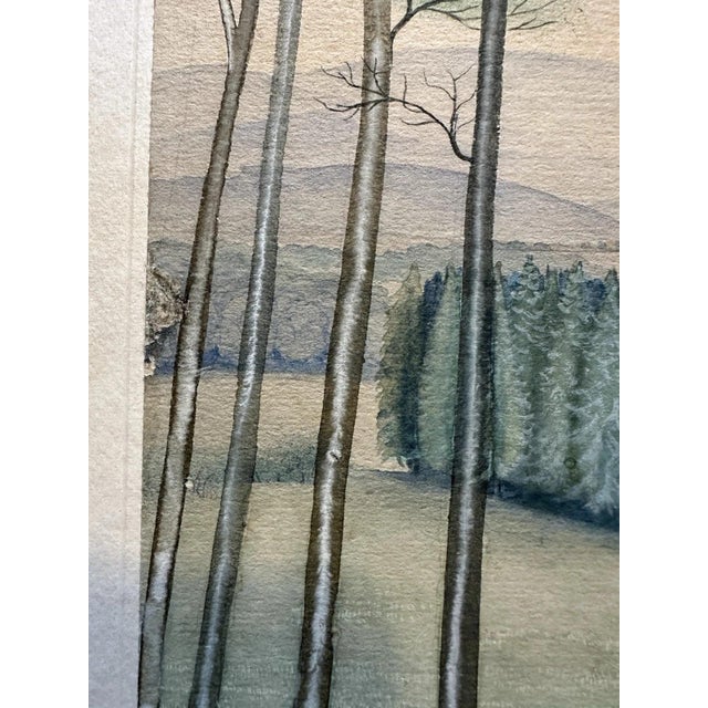 Friedrich Wilhelm Bogler, Trees Knüll, 1920s, Watercolor For Sale - Image 10 of 13